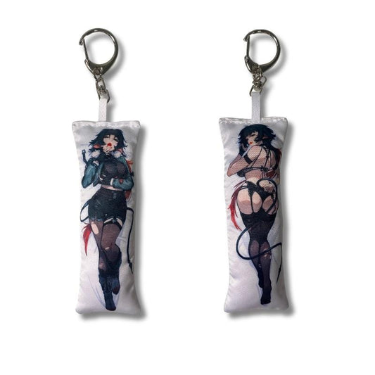 Mini Jane Doe Dakimakura Keychain: Zenless Zone Zero Body Pillow Charm