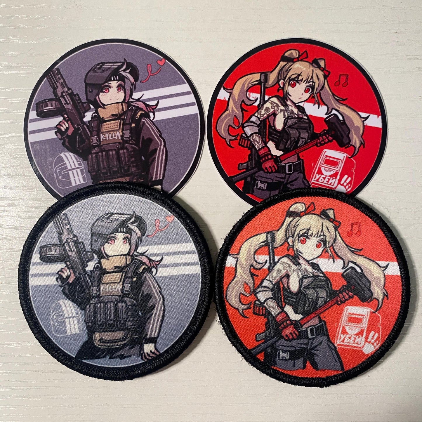 Killa & Tagilla - EFT Anime Sticker - Waterproof Sticker